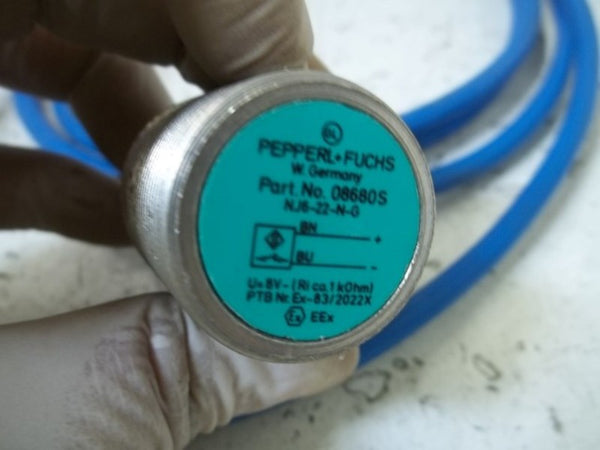 PEPPERL+FUCHS NJ6-22-N-G (08680S) PROXIMITY SWITCH UNMP