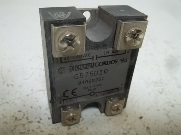 CROUZET G575D10 SOLID STATE RELAY 10A UNMP