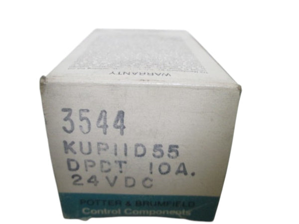 POTTER & BRUMFIELD KUP-11D55-24 RELAY 24VDC NSMP