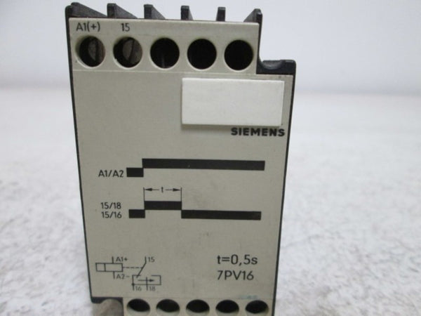 SIEMENS 7PV1605-0EA TIMING RELAY 110V UNMP