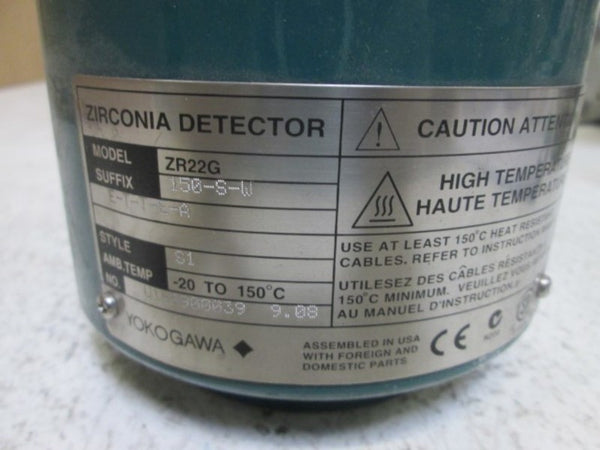 YOKOGAWA ZR22G ZIRCONIA DETECTOR NSNP