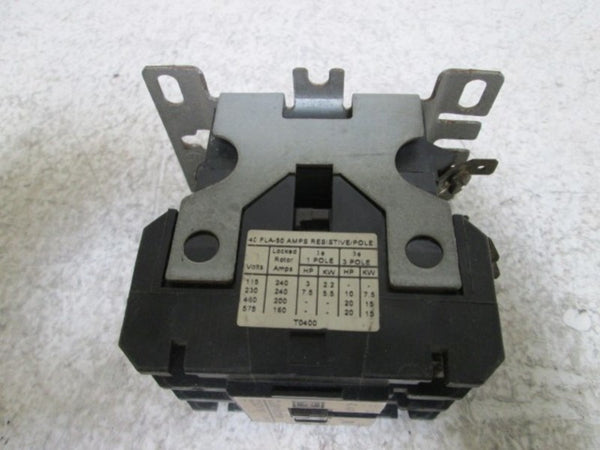 CUTLER HAMMER C25DNY66 RELAY 40 AMP CONTACTOR UNMP