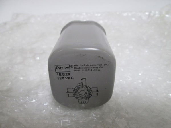 DAYTON 1EGZ9 RELAY 12AMP 120VAC NSMP