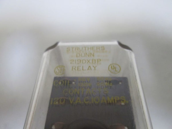 STRUTHERS-DUNN 219DXBP RELAY 120V UNMP