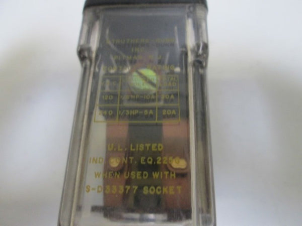STRUTHERS-DUNN 219DXBP RELAY 120V UNMP