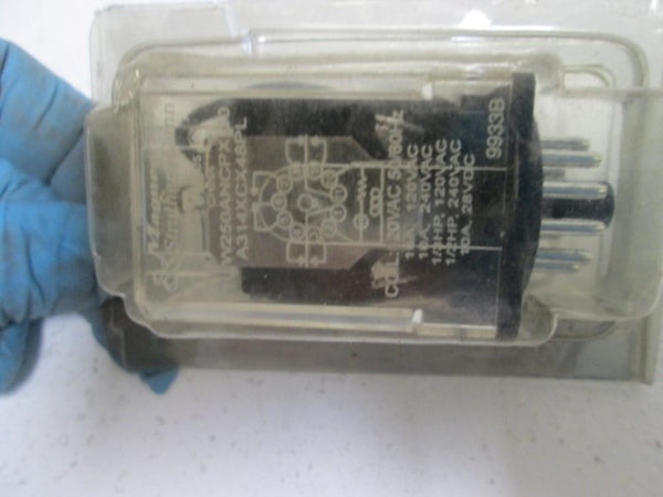STRUTHERS-DUNN W250ANCPX30 RELAY 120VAC 10AMP NSNP