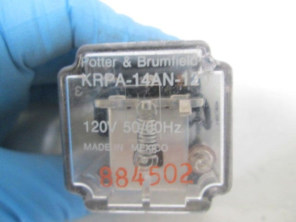 POTTER & BRUMFIELD KRPA-14AN-12 RELAY 120V UNMP
