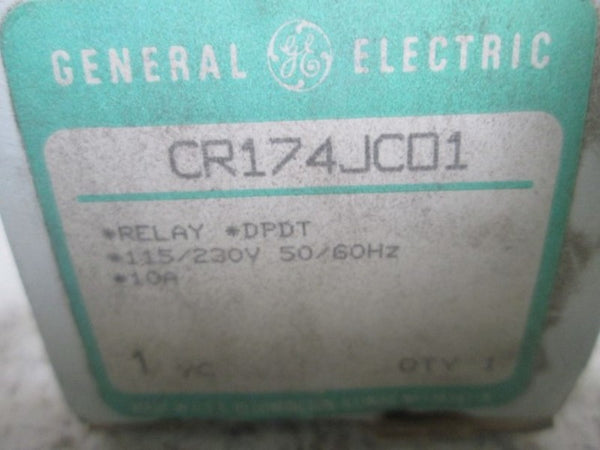 GENERAL ELECTRIC CR174JC01 RELAY 8 BLADE NSMP