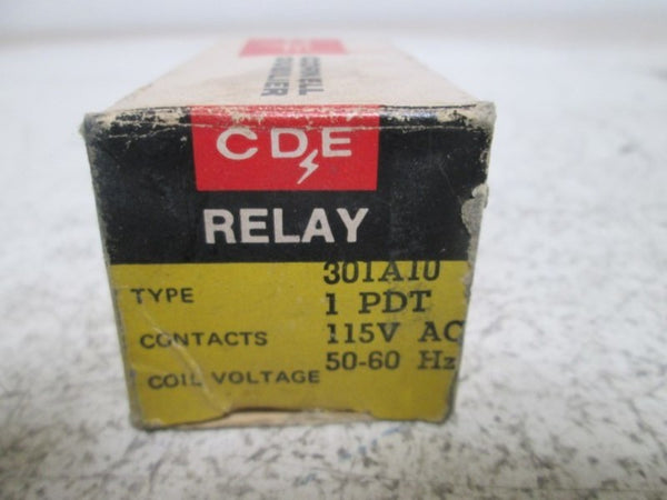 CDE 301A10 RELAY 115V 50-60 HZ NSMP