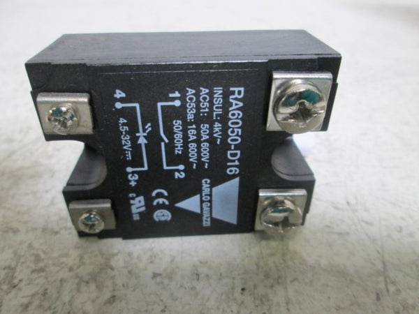 CARLO GAVAZZI RA6050-D16 SOLID STATE RELAY NSMP