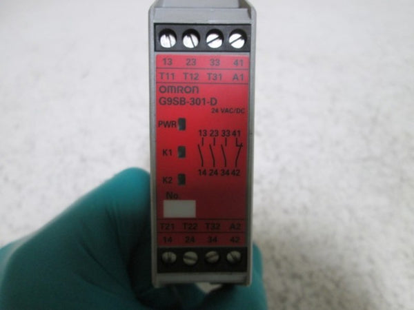 OMRON G9SB-301-D SAFETY RELAY UNIT 24VAC/DC UNMP