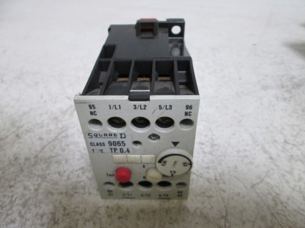 SQUARE D 9065-TR-0,4 OVERLOAD RELAY UNMP