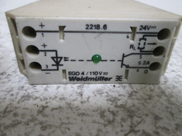 WEIDMULLER EGO-4-110V RELAY MODULE SIN RAIL MOUNT UNMP