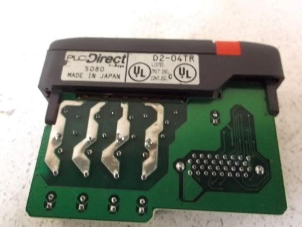 PLC DIRECT D2-04TR OUTPUT MODULE RELAY 4POINT UNMP