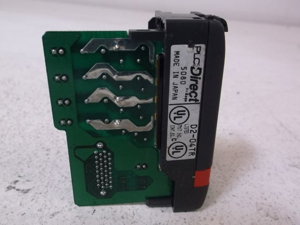 PLC DIRECT D2-04TR OUTPUT MODULE RELAY 4POINT UNMP