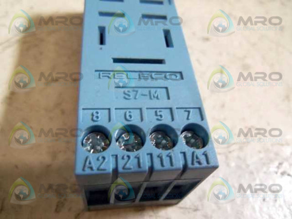 RELECO S7-M RELAY SOCKET  UNMP