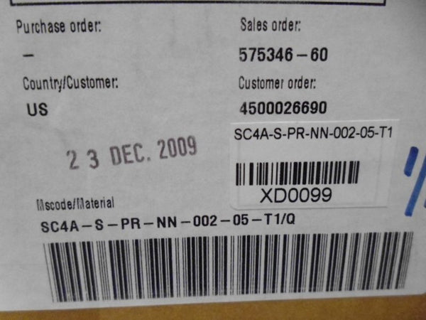 YOKOGAWA SC4A-S-PR-NN-002-05-T1/Q CONDUCTIVITY SENSOR NSMP