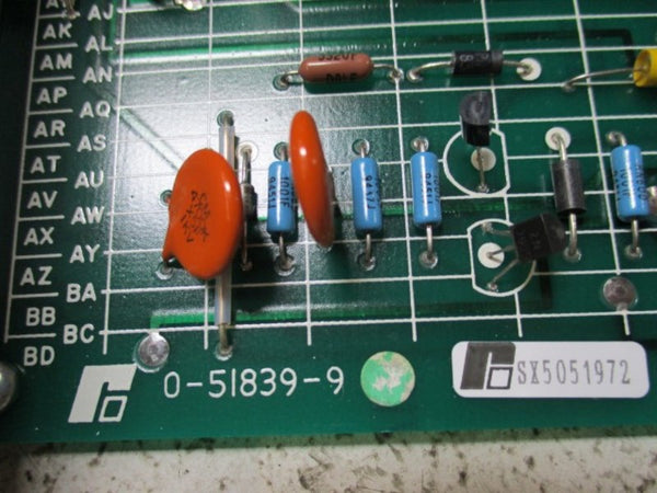RELIANCE ELECTRIC 0-51839-9 IRCK RELAY CIRCUIT CARD NSNP