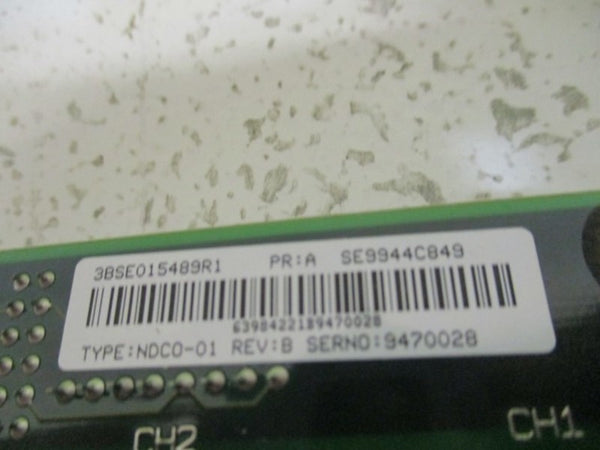 ABB 3BSE015489R1 PRINTED PCB CIRCUIT BOARD NDC0-01 NSNP