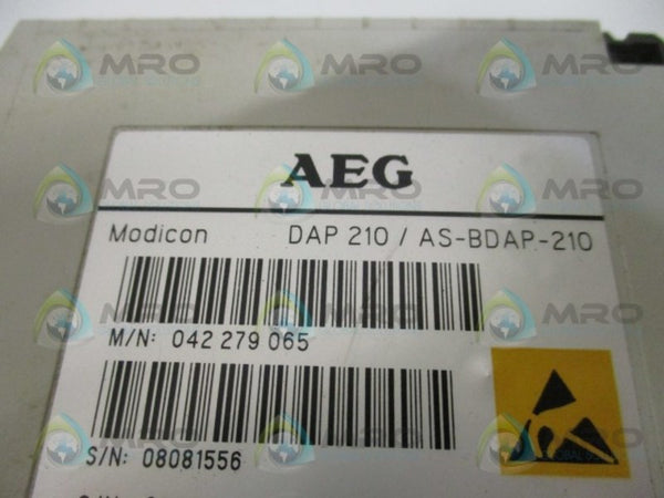 AEG MODICON DAP210/AS-BDAP-210 OUTPUT MODULE UNMP
