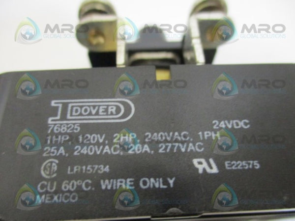 DOVER 76825 RELAY SWITCH 24VDC (AS PICTURED) NSNP