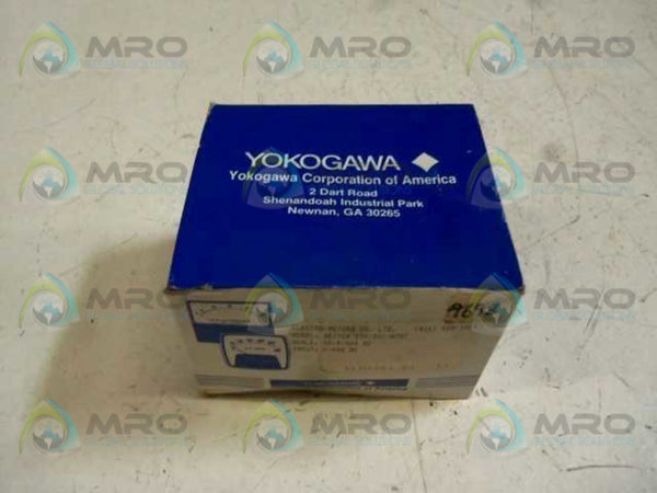 YOKOGAWA YCA-250-301-NTNT PANEL METER 50-0-50 DC AMPERES NSMP