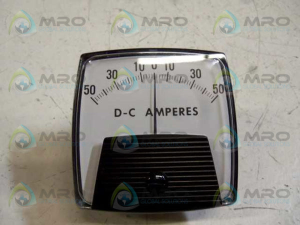 YOKOGAWA YCA-250-301-NTNT PANEL METER 50-0-50 DC AMPERES NSMP