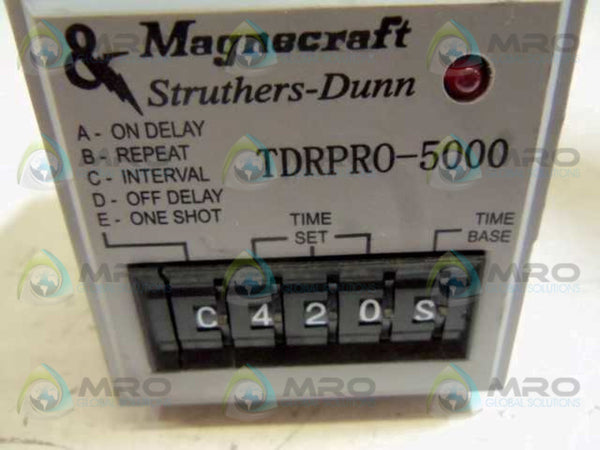 MAGNECRAFT TDRPR0-5000 TIME DELAY RELAY  UNMP