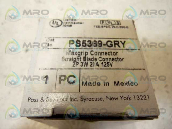 PASS & SEYMOUR PS5369-GRY CONNECTOR NSMP