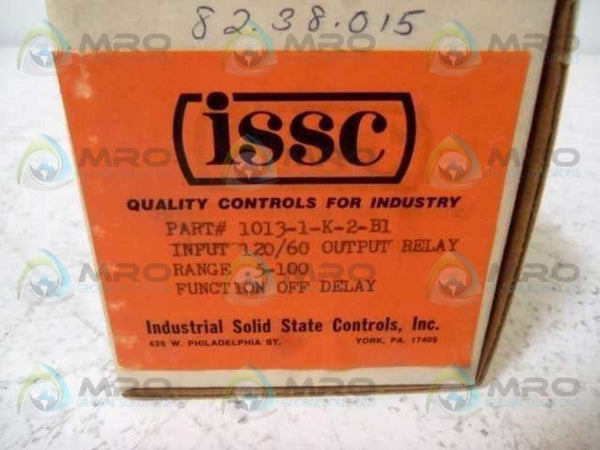 ISSC 1013-1-K-2-B1 DELAY RELAY RANGE: .5-100 NSMP