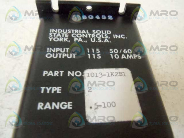 ISSC 1013-1-K-2-B1 DELAY RELAY RANGE: .5-100 NSMP