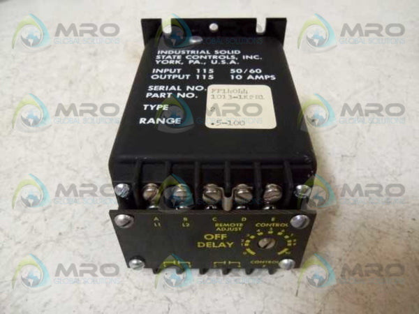 ISSC 1013-1-K-2-B1 DELAY RELAY RANGE: .5-100 NSNP