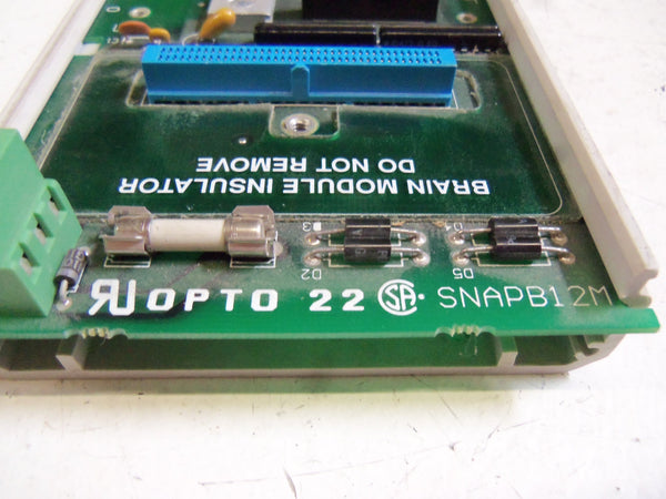 OPTO 22 SNAPB12M MODULE MOUNTING RACK UNMP