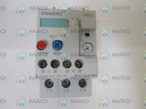 SIEMENS 3RU1126-4BD0 OVERLOAD RELAY 20-25A UNMP