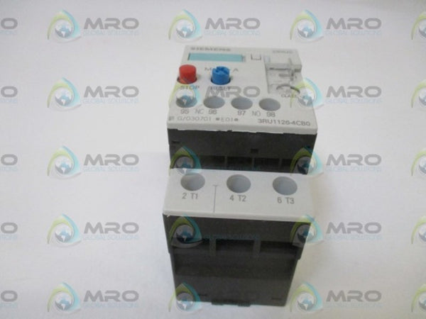 SIEMENS 3RU1126-4CB0 OVERLOAD RELAY 17,0-22,0A UNMP
