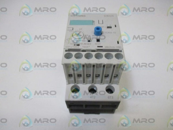 SIEMENS 3RB2026-1PB0 OVERLOAD RELAY 1,0-4,0A UNMP