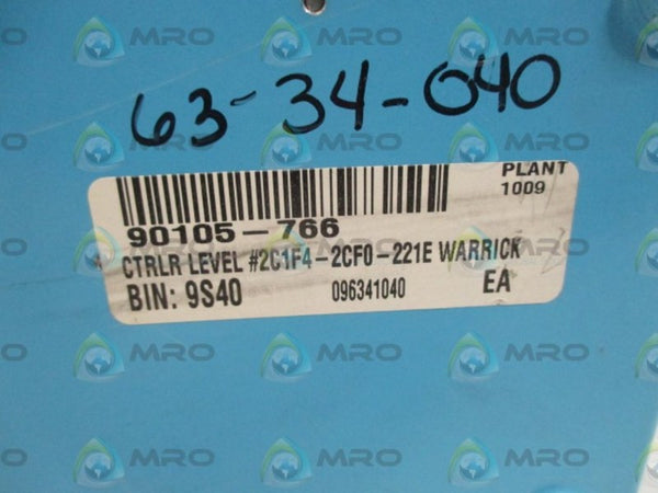 WARRICK 2C1F4-2CF0-221E CONTROL RELAY ENCLOSURE NSNP