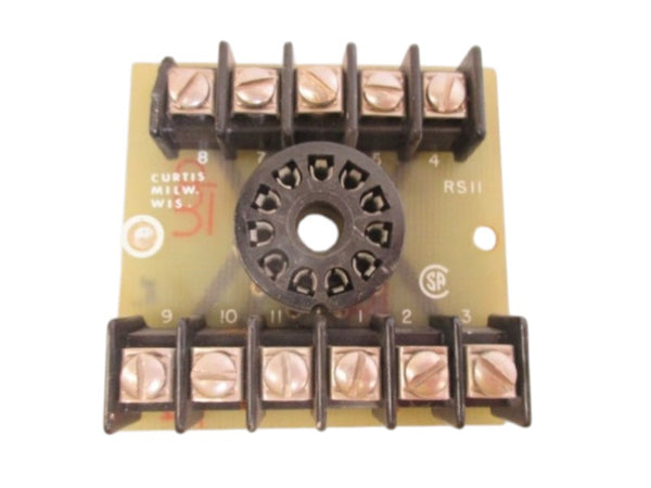 LOT OF 10 CURTIS RS11 RELAY SOCKET NSNP
