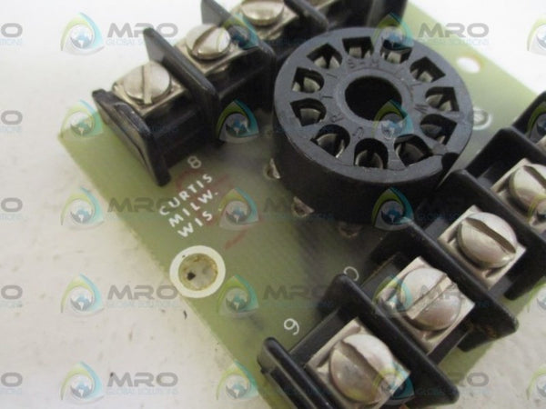 LOT OF 10 CURTIS RS11 RELAY SOCKET NSNP