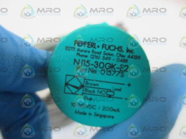 PEPPERL+FUCHS NJ15-30GK-E2 PROXIMITY SWITCH UNMP