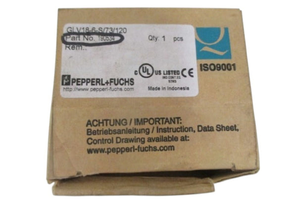 PEPPERL+FUCHS GVL18-6-S/73/120 PROXIMITY SWITCH NSMP