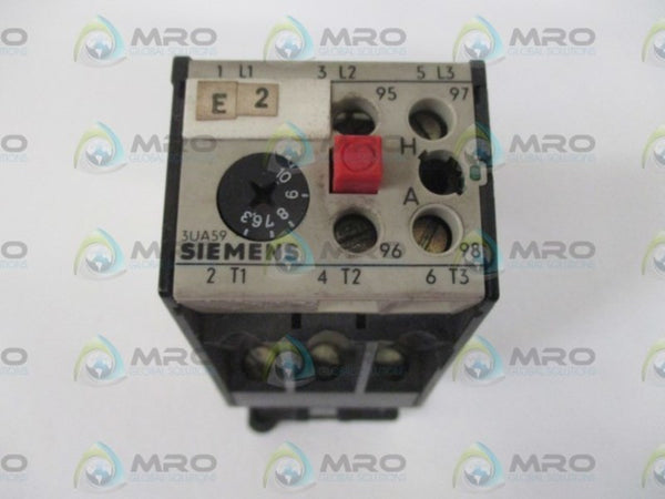 SIEMENS 3UA5900-1J RELAY (6,3-10A ) UNMP