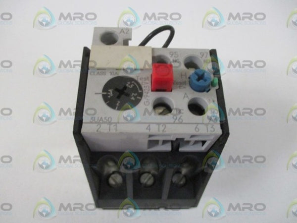 SIEMENS 3UA5000-1C 1,6-2,5A OVERLOAD RELAY UNMP