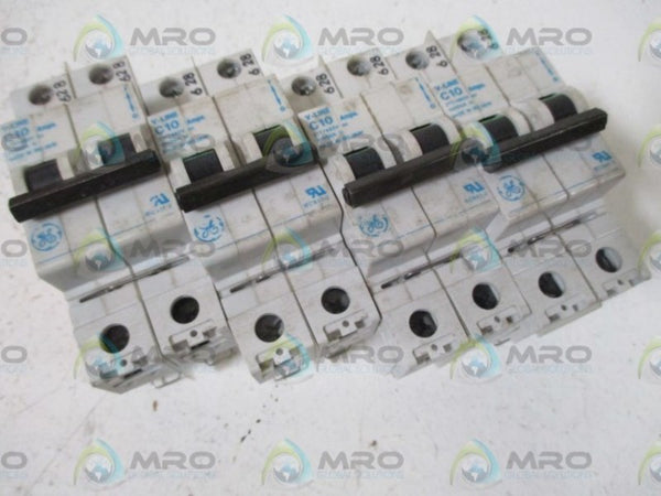 LOT OF 4 GENERAL ELECTRIC C10 V-LINE 277/480V 2-POLE CIRCUIT BREAKER  UNMP