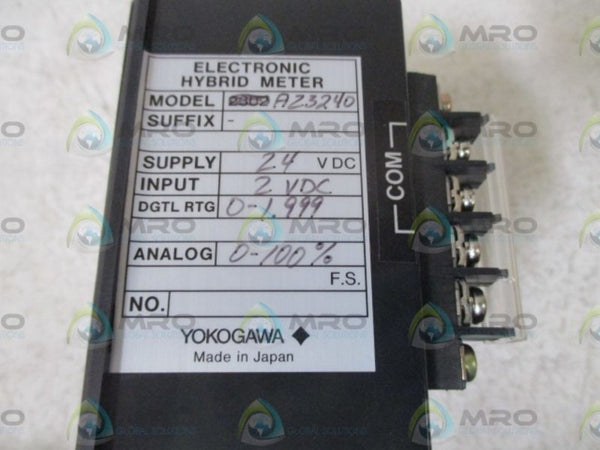 YOKOGAWA A23240 METERMASTER 2302-1-2-ULE-2 NSMP