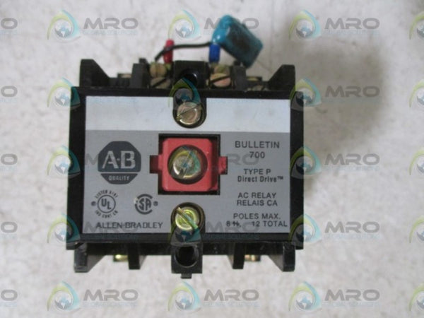 ALLEN BRADLEY 700-P200A1 SER. B AC RELAY UNMP