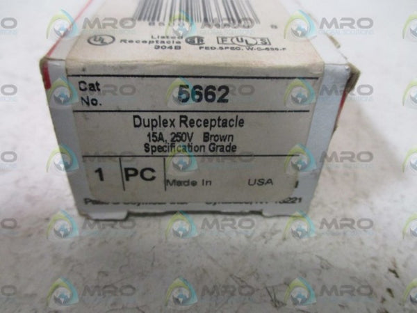 PASS & SEYMOUR 5662 DUPLEX RECEPTACLE NSMP