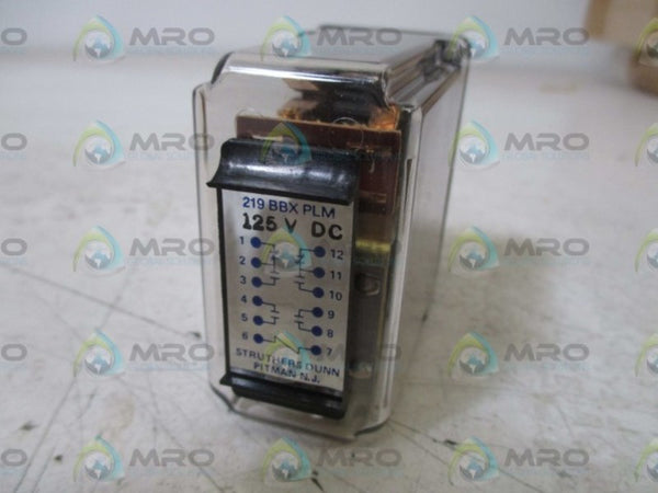 STRUTHERS-DUNN 219BBXPLM RELAY 125VDC NSMP