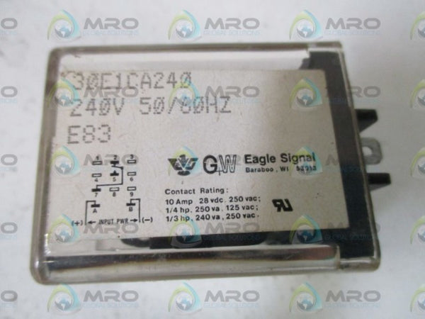 LOT OF 2 EAGLE SIGNAL 30E1CA240 RELAY NSNP