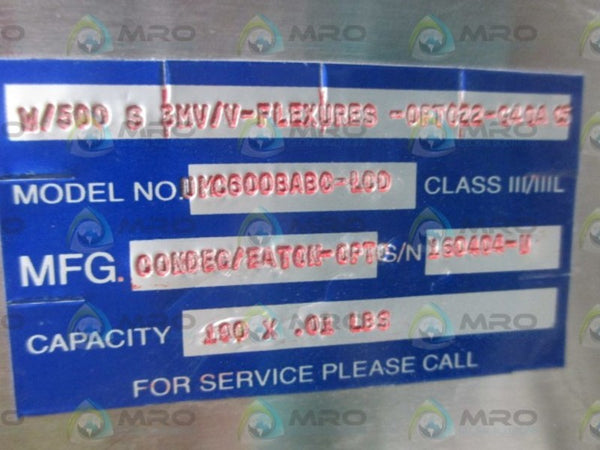 EATON CONDEC/EATON/OPTO MODEL UMC600BABC-LCD UNMP